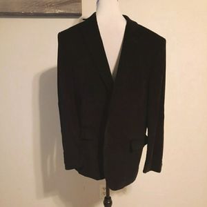 Mens Corduroy Black Blazer size 44 short